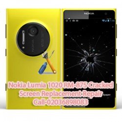 Nokia Lumia 1020 RM-875 Cracked Screen Replacement Repair